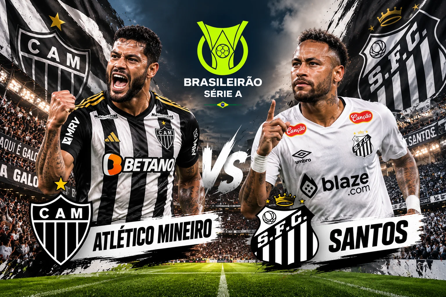 Atletico Mineiro vs Santos: Prediksi Skor, H2H, dan Lineup