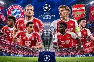 Prediksi Skor Bayern Munchen vs Arsenal