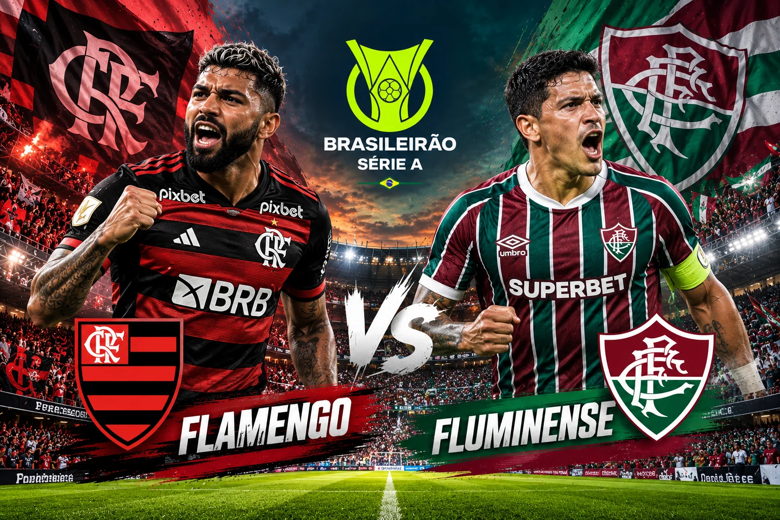 Flamengo vs Fluminense: Prediksi Skor, H2H, dan Lineup