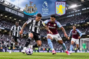 New castle VS aston villa
