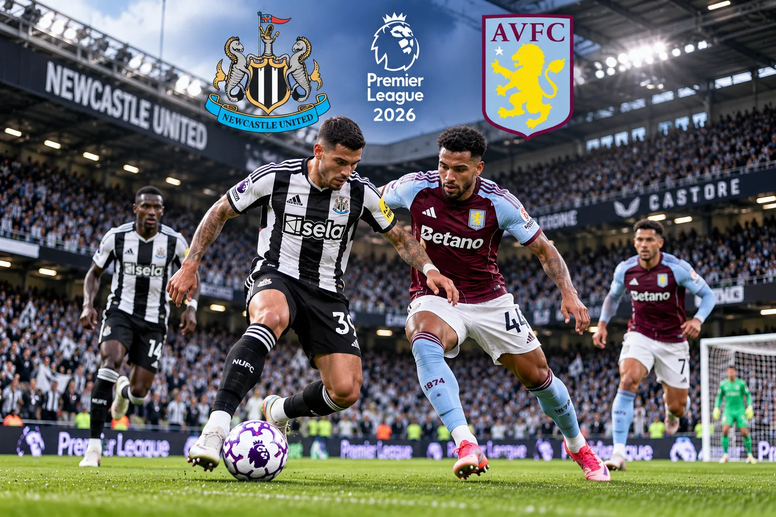 New castle VS aston villa