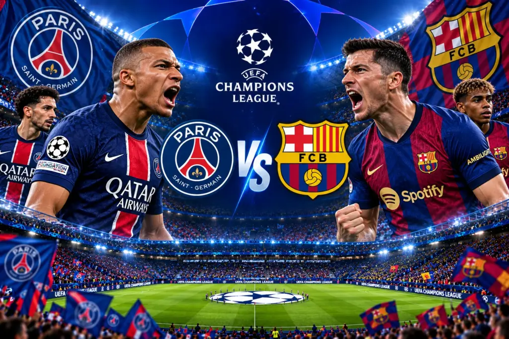 Prediksi Skor PSG vs Barcelona