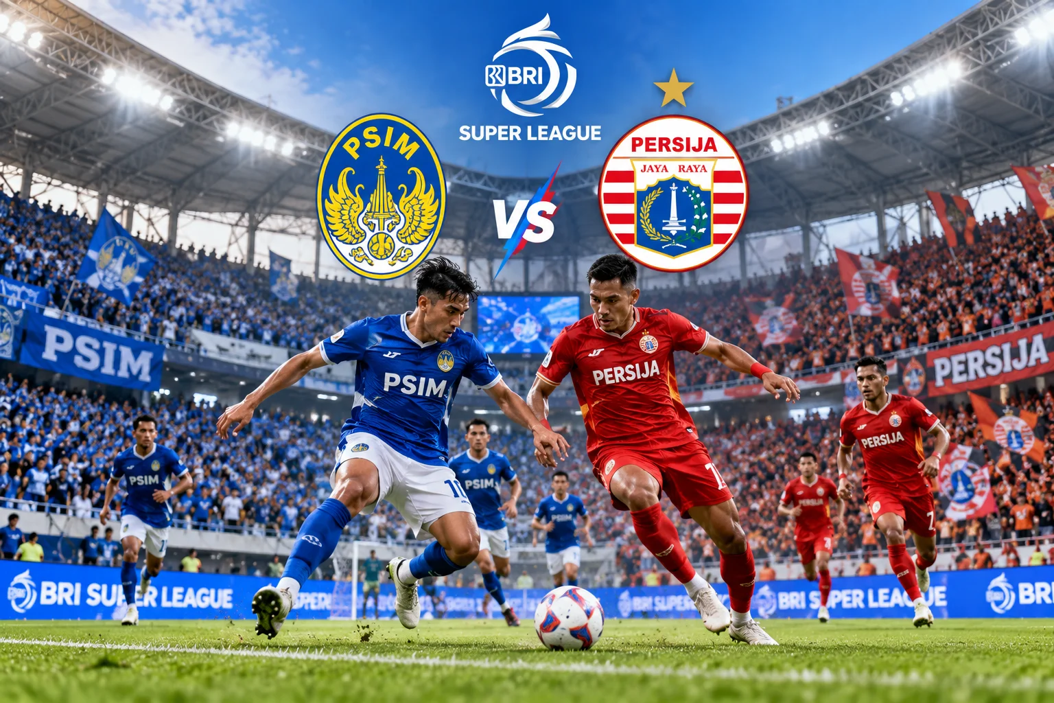 Prediksi PSIM vs Persija Jakarta, H2H dan Susunan Pemainnya