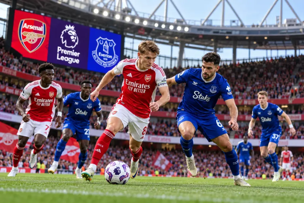 Prediksi Skor Arsenal vs Everton, Liga Inggris 2026/27
