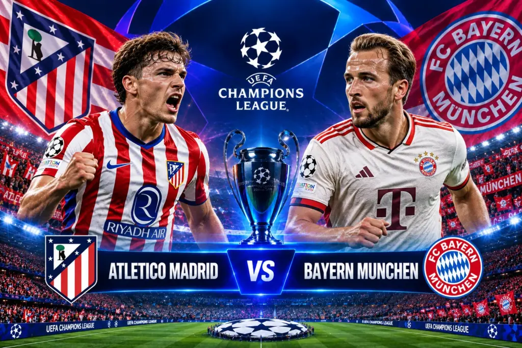 Prediksi Skor Atletico Madrid vs Bayern Munchen 2026