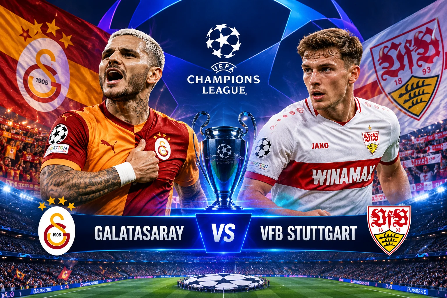Prediksi Skor Galatasaray vs VfB Stuttgart Liga Champions