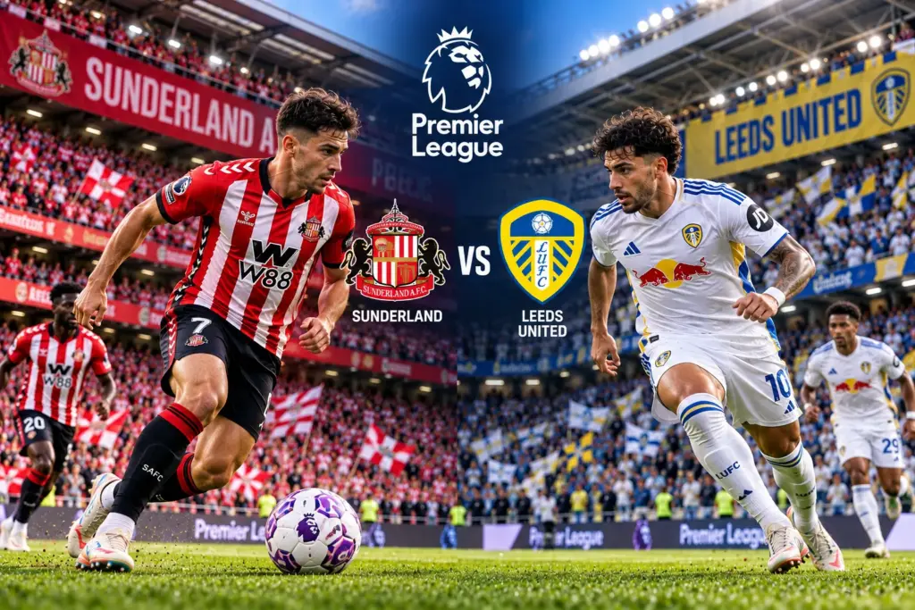 Prediksi Skor Sunderland vs Leeds